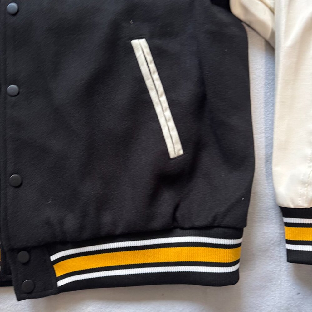 Stussy Goldie Metalheadz 30 Varsity Jacket Black - Picture 8 of 11